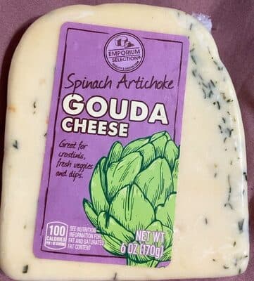 Spinach And Artichoke Gouda Cheese