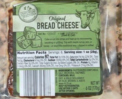 Bread cheese