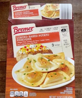 Loaded Baked Potato Pierogies