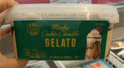 Mocha cookie crumble Gelato