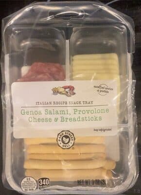 Italian recipe snack tray