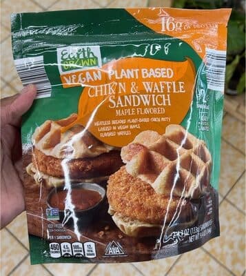 Chik’n And Waffle Sandwich