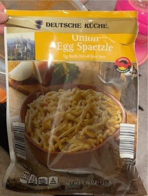 Onion Egg Spaetzle