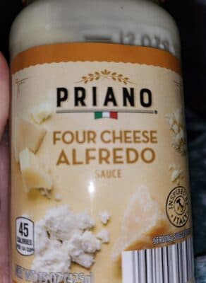 Priano Four Cheese Alfredo Sauce