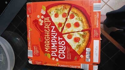 Pumpkin crust pizza