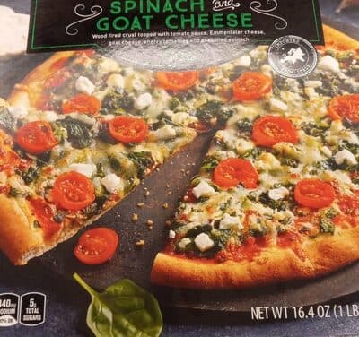 Spinach and Goat Cheese Pizza