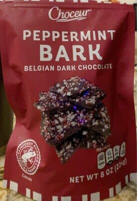 Belgian Dark Chocolate Peppermint Bark