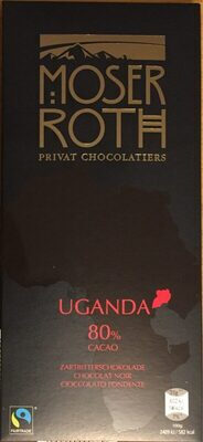 Chocolat Noir Uganda 80%