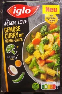 Gemse Curry mit Kokos-Sauce