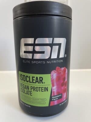 Isoclear Vegan Protein Isolate Raspberry Flavor