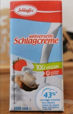 Universelle schlagcreme