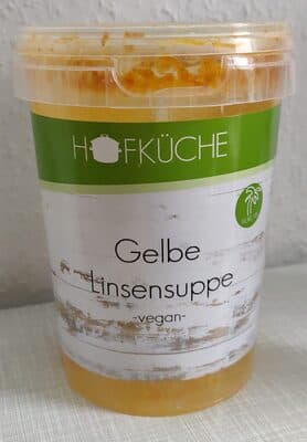 Gelbe Linsensuppe (vegan)