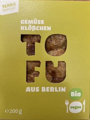 Gebackene Tofu-Spezialitt mit Gemse