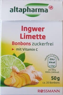 Ingwer Limette Bonbons