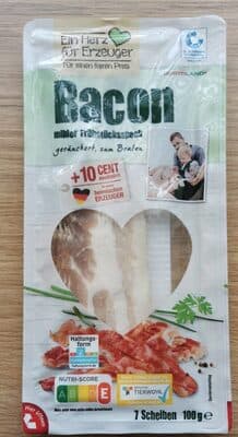 Bacon mild geruchert