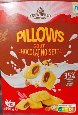 Pillows goût chocolat noisette