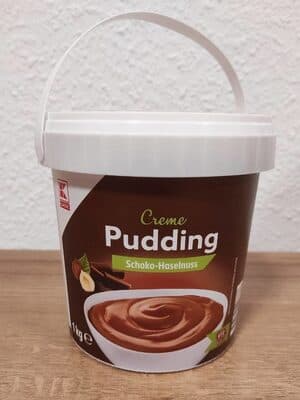 Creme Pudding Haselnuss
