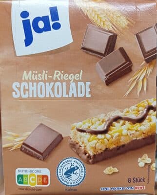Msli-Riegel Schokolade