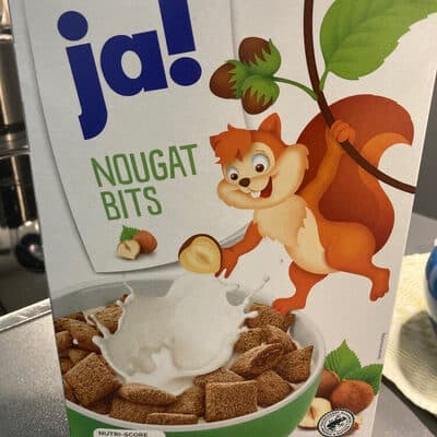 Nougat bits