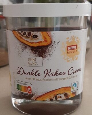 Dunkle Kakao Creme