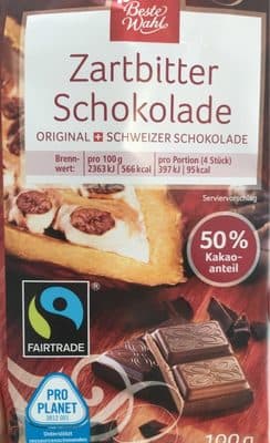 Zartbitter schokolade