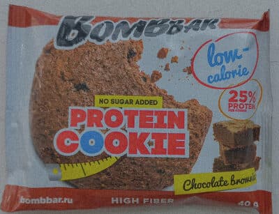 Protein cookie - chocolate brownie