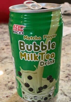 Matcha Flavor Bubble Milk Tea Drink