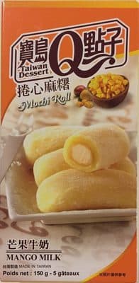 Mango Milk Mochi Roll