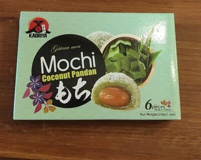 Mochi coconut pandan