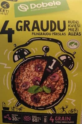 4 grain whole grain flakes
