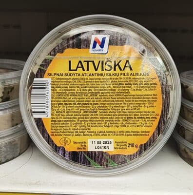 Lightly Salted Herring Fillet in Oil, Latvian