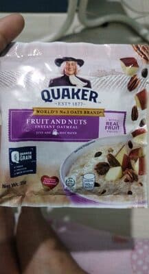 quaker fruits and nuts