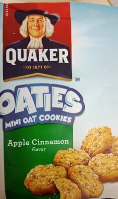 Oaties mini oats cookies Apple Cinnamon