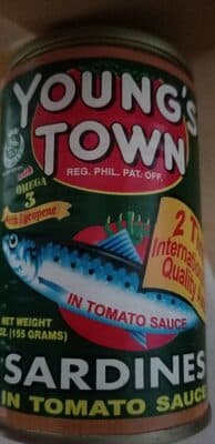 Young's Town Sardines In Tomato Sauce
