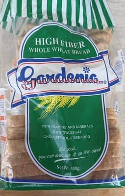 High Fiber Whole Wheat Bread