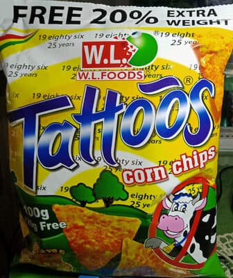 Tattoos Corn Chips