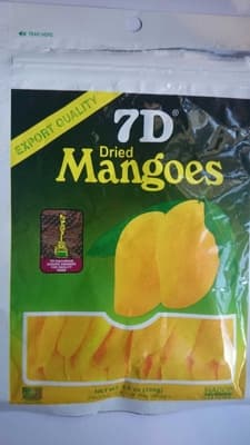 7D Dried Mangoes