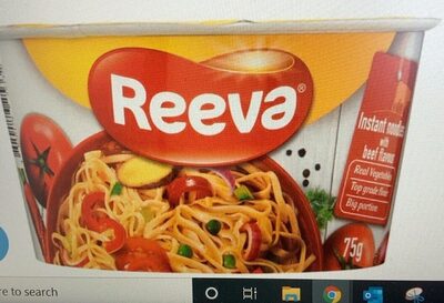 Instant noodles beef