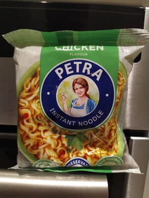 Instant noodle chicken flavour
