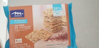Reduced salt Flaxseed Saltines