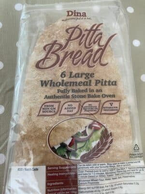Wholemeal Pitta Bread