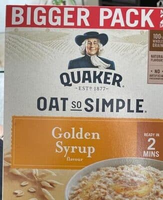 Oat so simple - golden syrup flavor