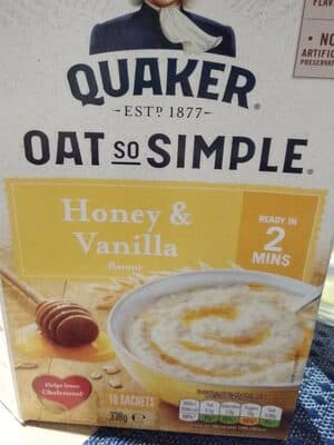 Oatso Simple Honey and Vanilla