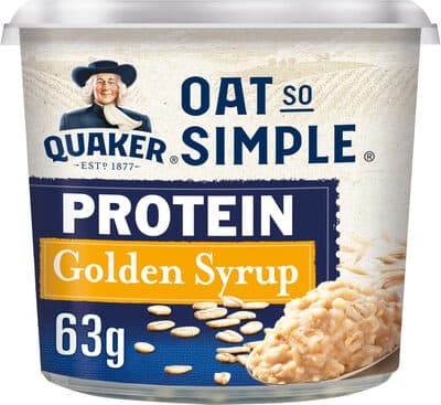 So Simple Protein Golden Syrup Porridge Pot