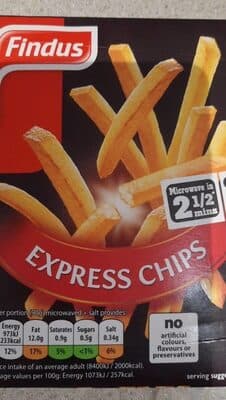 Findus express chips