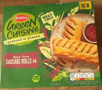 Green cuisine meat free sausage rolls