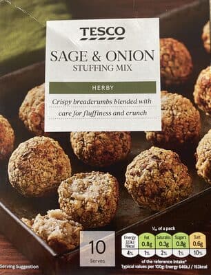 Sage & onion stuffing mix