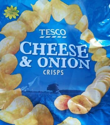 Cheese & onion crisps