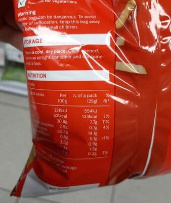 Tesco Ready Salted Potato Chips