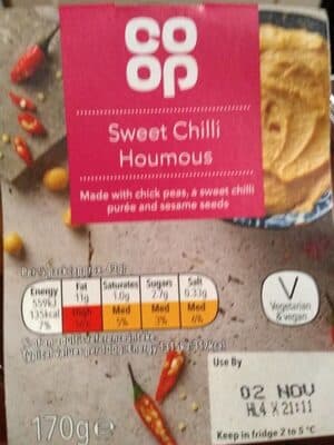 Sweet Chilli Houmous